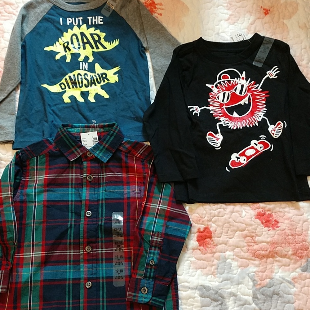Nwt boys long sleeve shirt